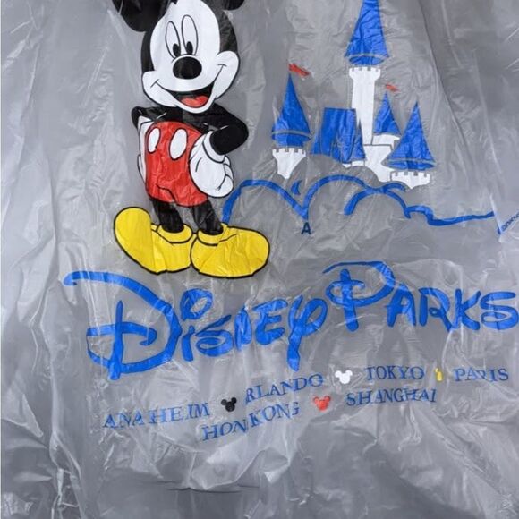 Disney Parks Mickey Mouse Poncho Hooded Adult size - Picture 2 of 3